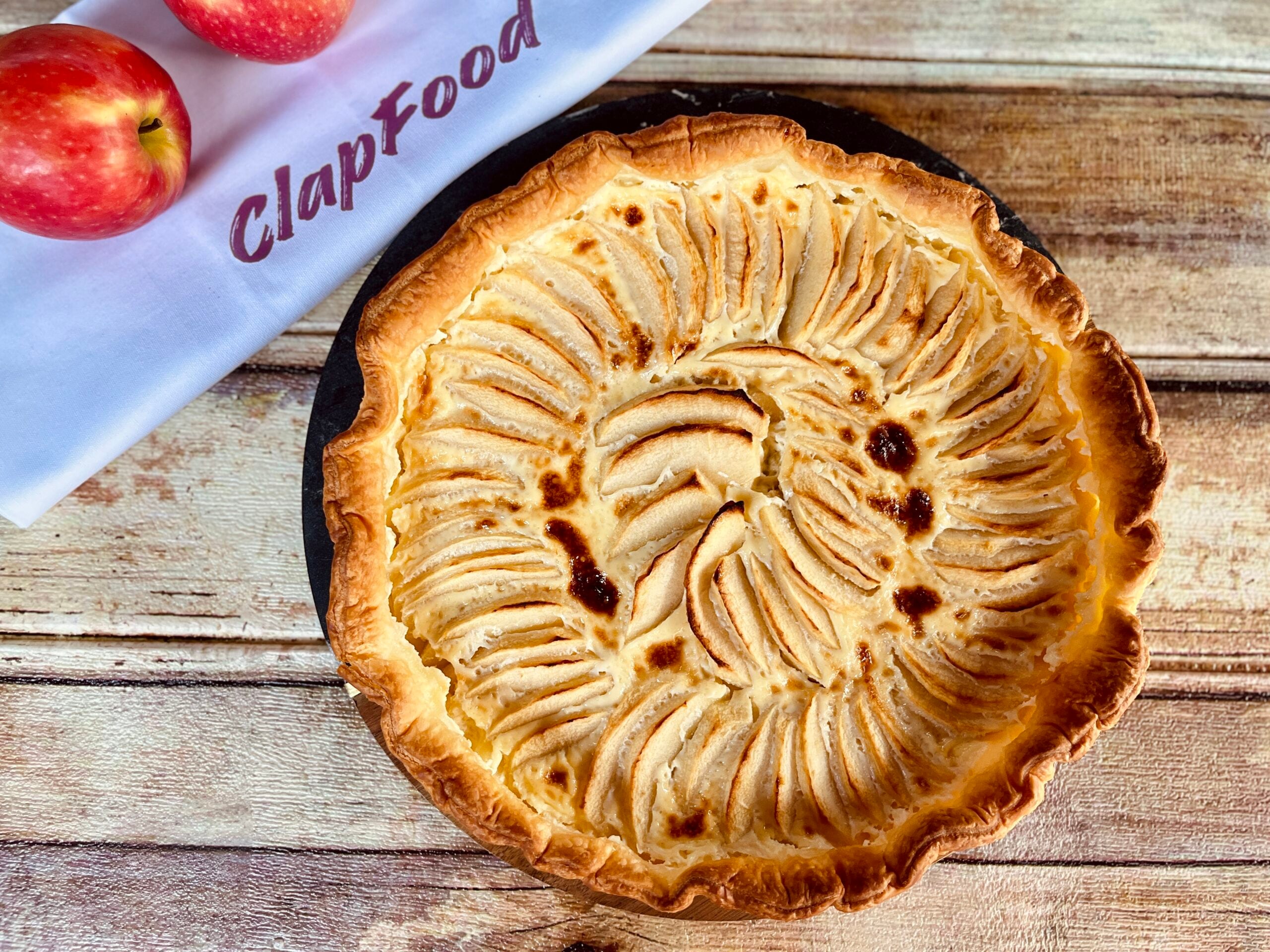 Tarte aux Pommes Alsacienne