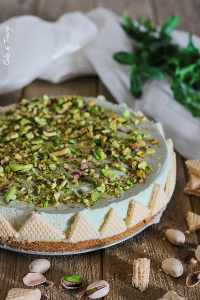 Gâteau froid au pistache