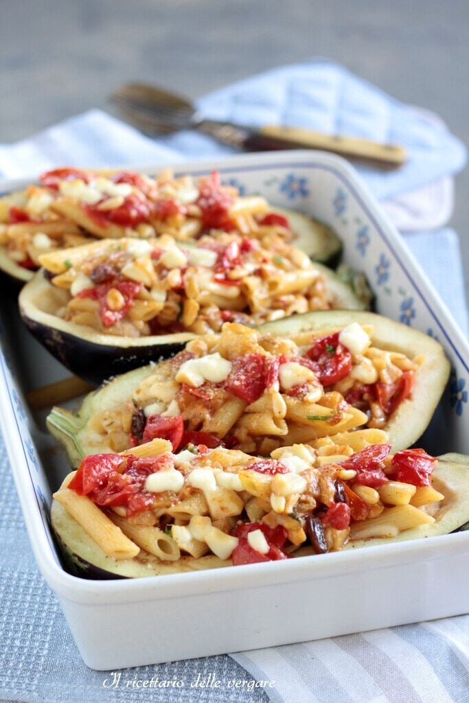 Bateaux d'aubergines