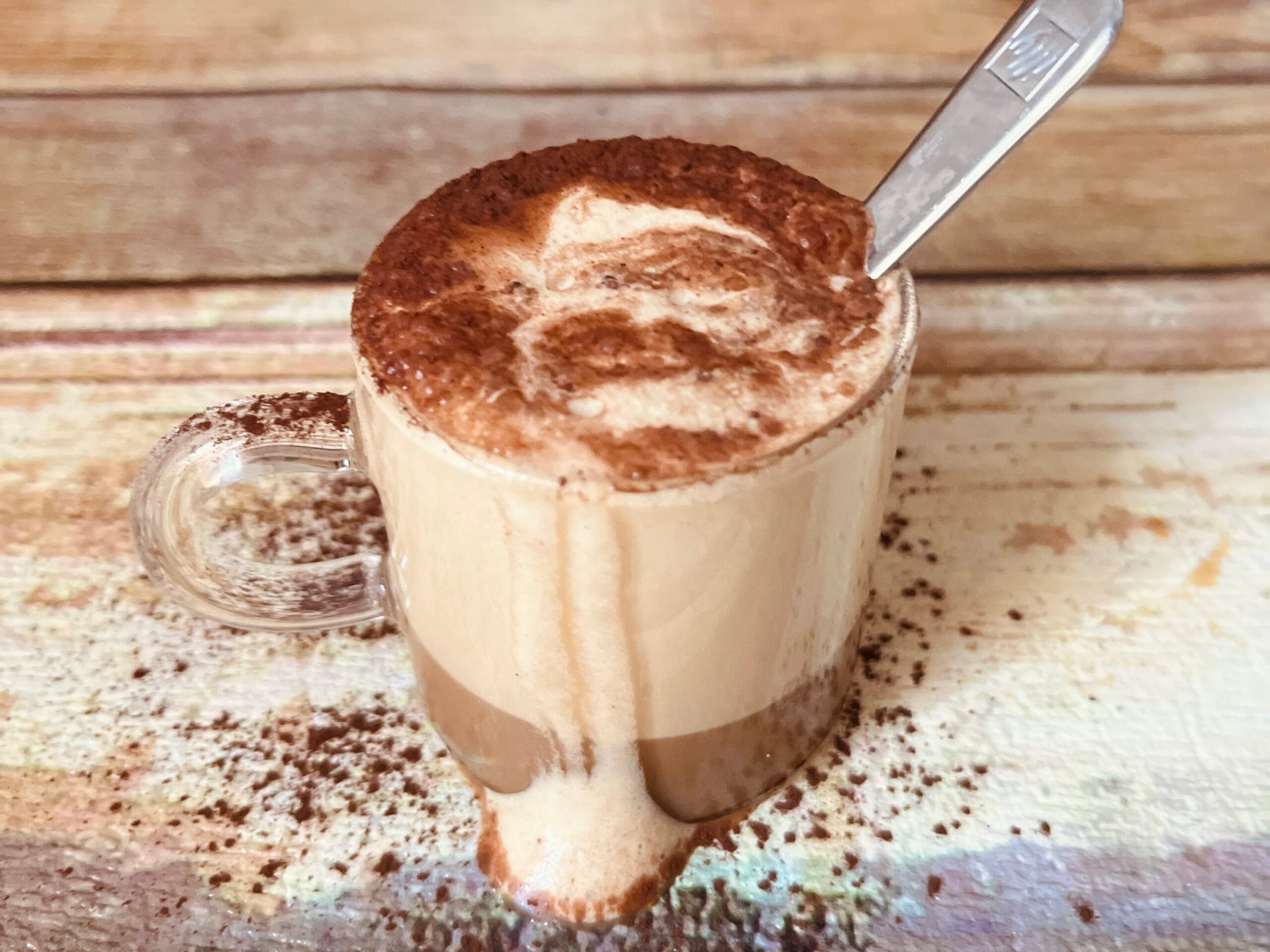 Cappuccino frappé froid