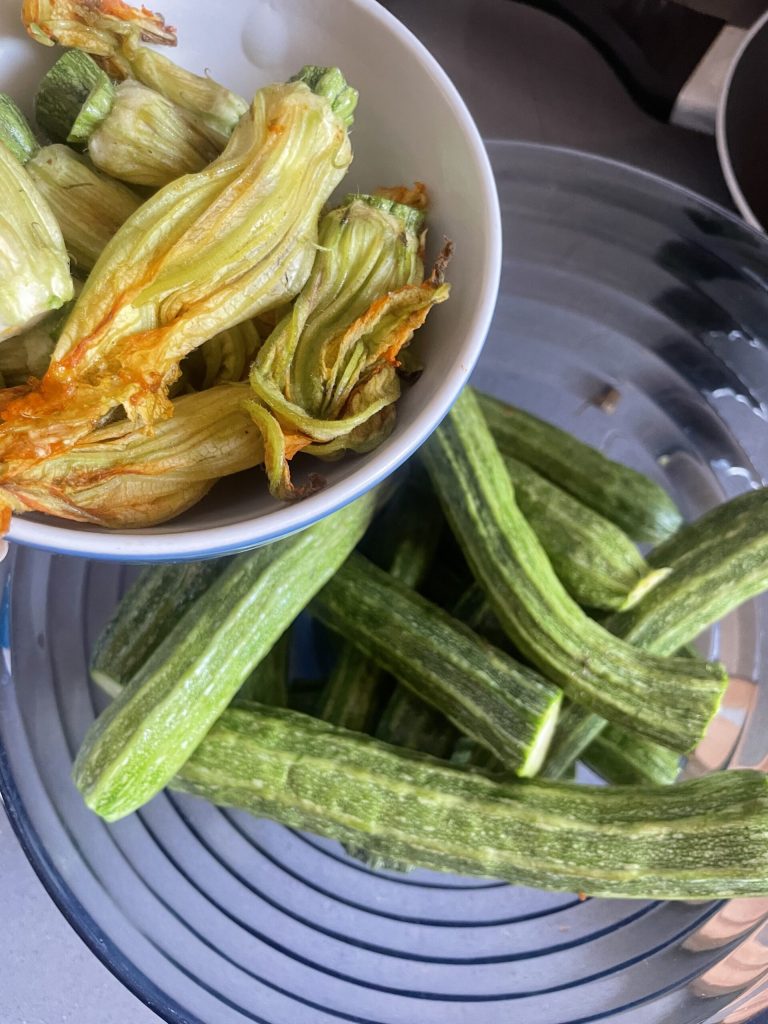 courgettes pour la scarpaccia