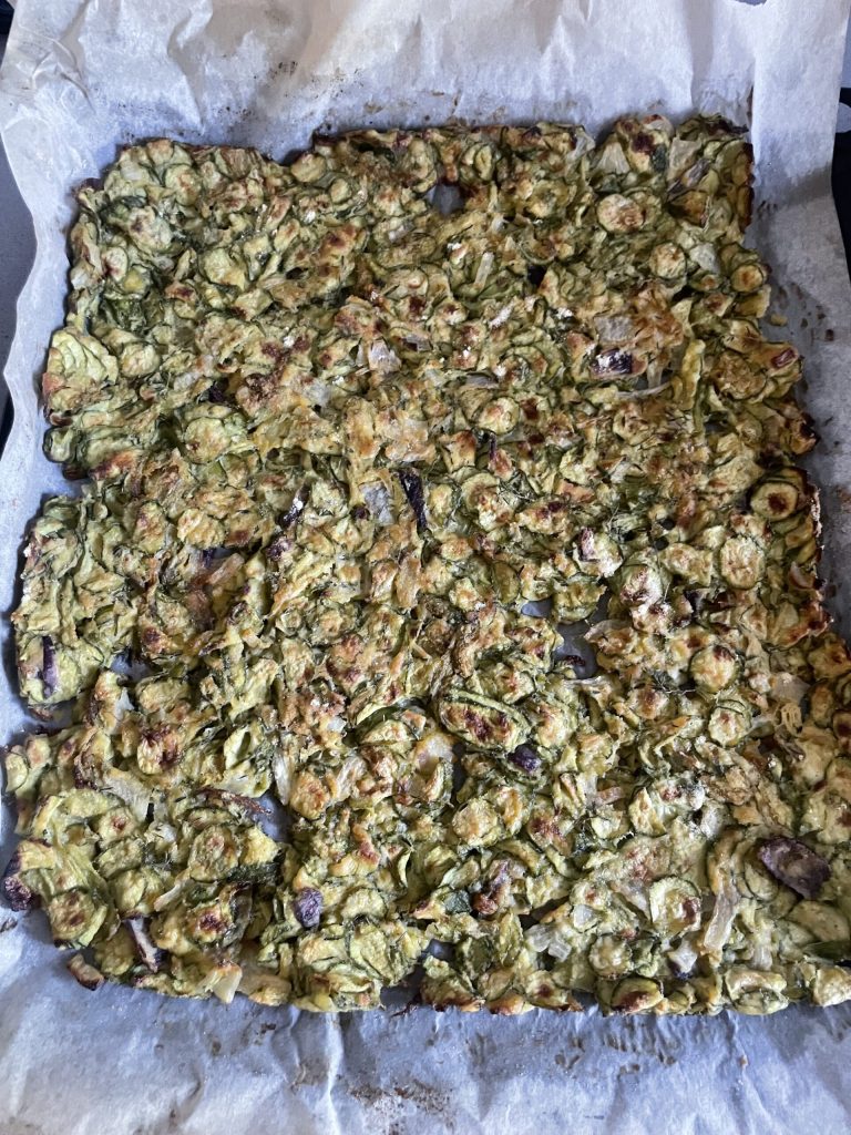 scarpaccia de courgettes cuite