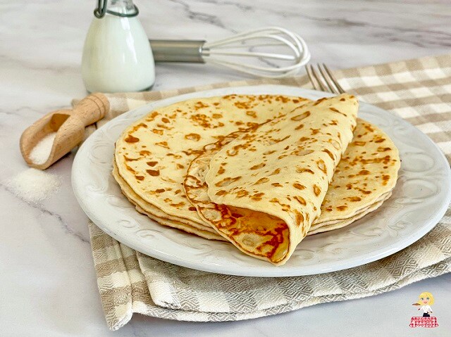 CRÊPES (crêpes) SANS ŒUFS ET SANS LACTOSE