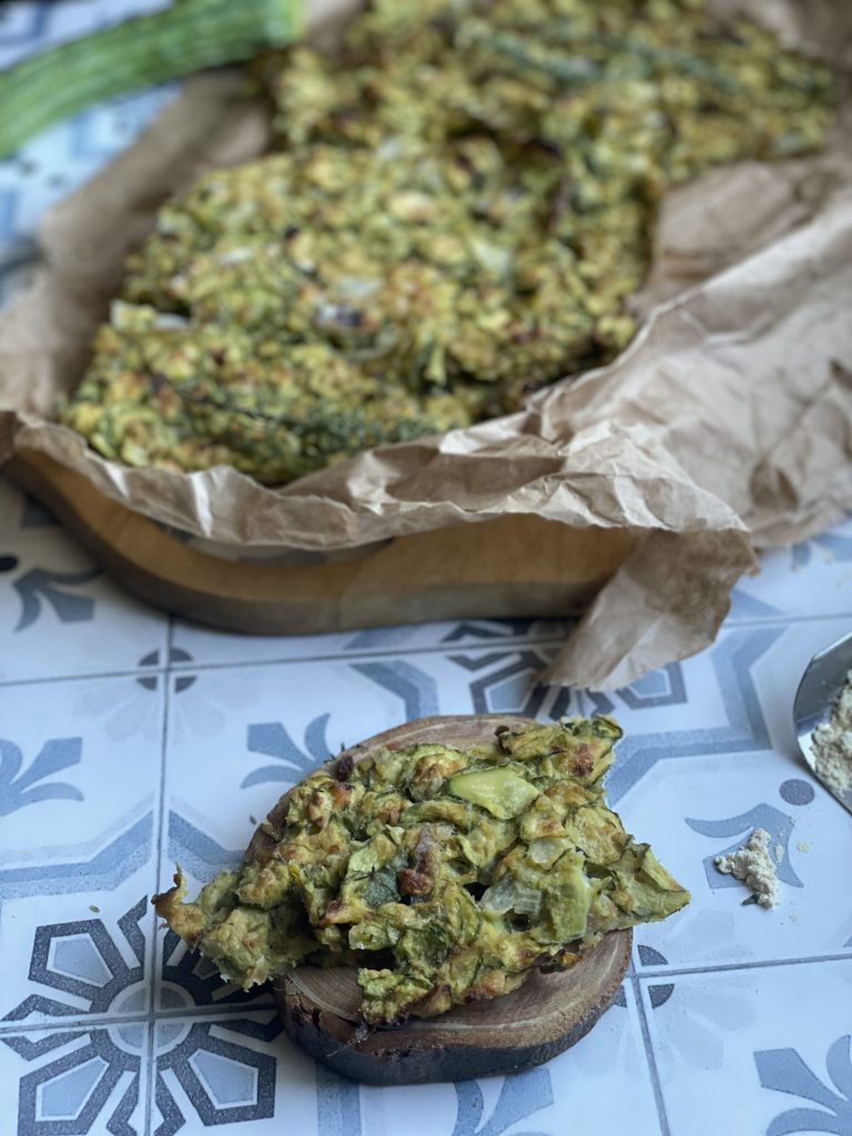 scarpaccia de courgettes très facile prête à déguster