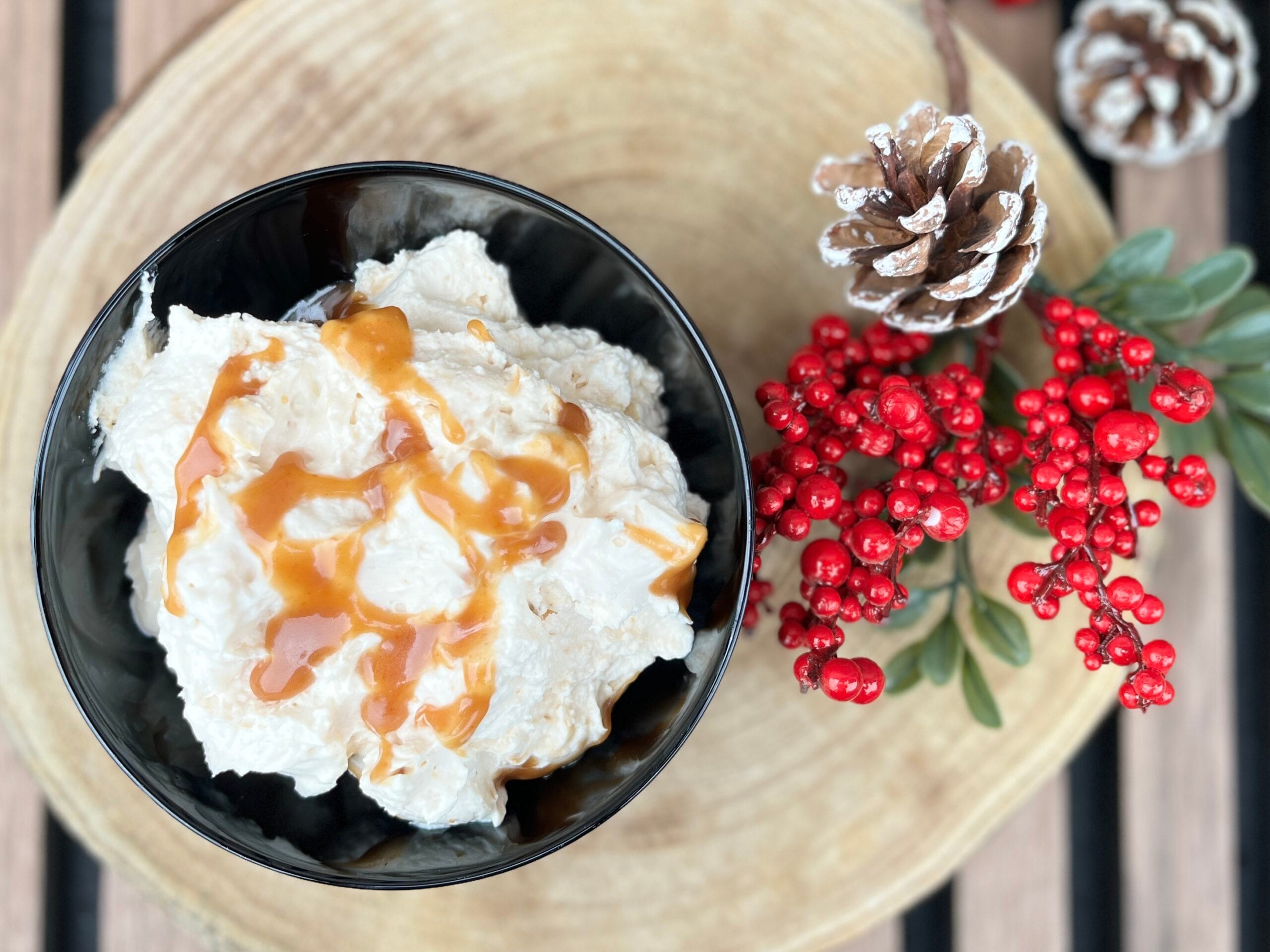 Crème au caramel salé pour garnir le pandoro