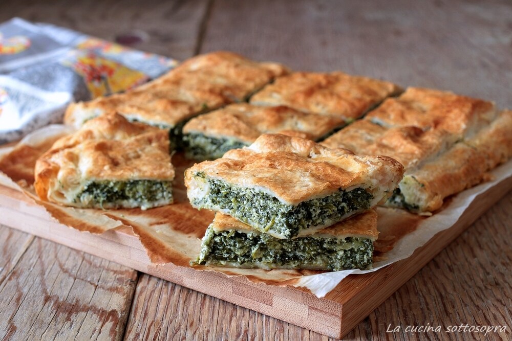 Quiche feuilletée à la ricotta et aux épinards