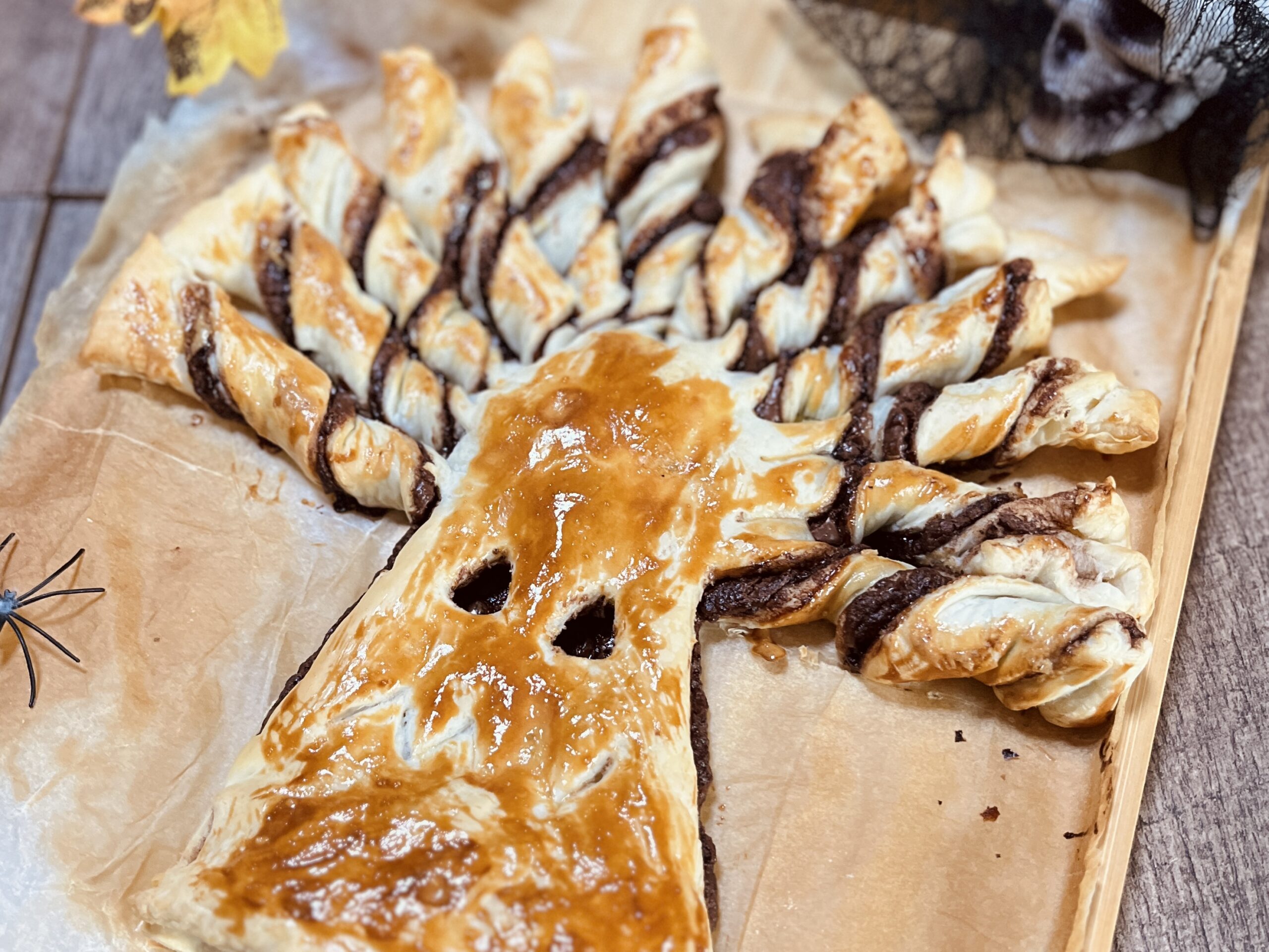 Arbre d’Halloween en pâte feuilletée