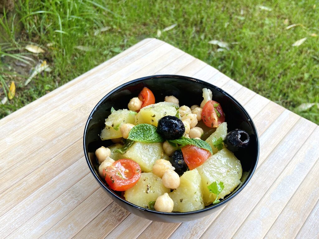 Salade de pois chiches et pommes de terre