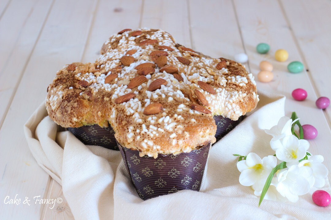 Colombe de Pâques sans fruits confits