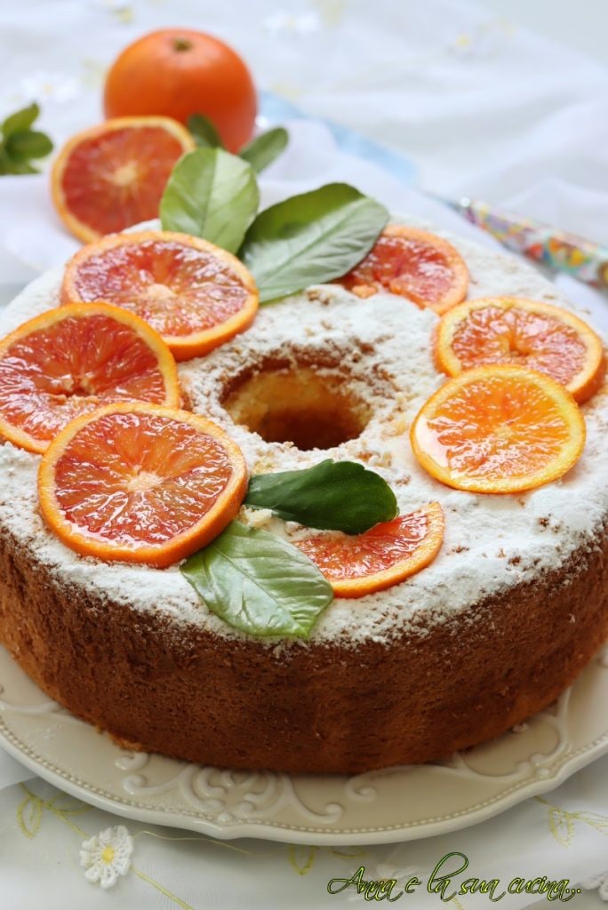 Chiffon cake moelleuse à l'orange