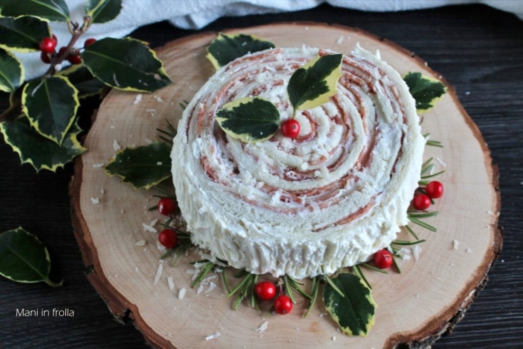 Bûche de Noël salée