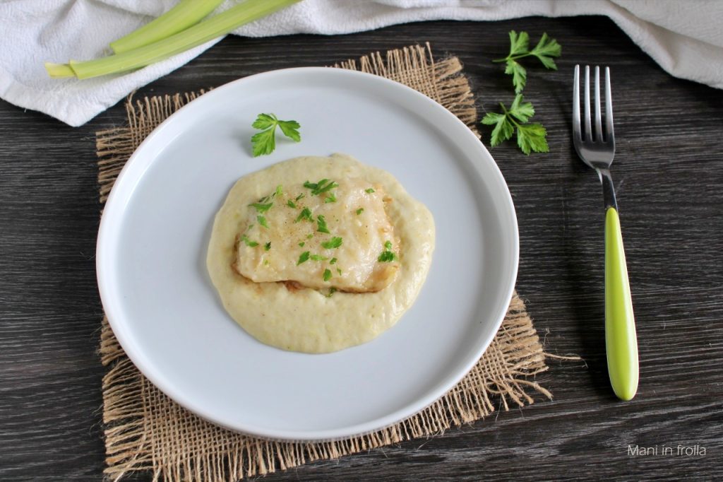 Filets de Cabillaud avec sauce aux Poireaux