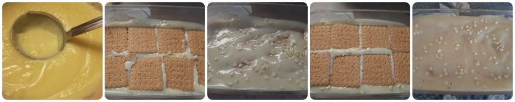 Dessert à la crème et biscuits secs recette de grand-mère