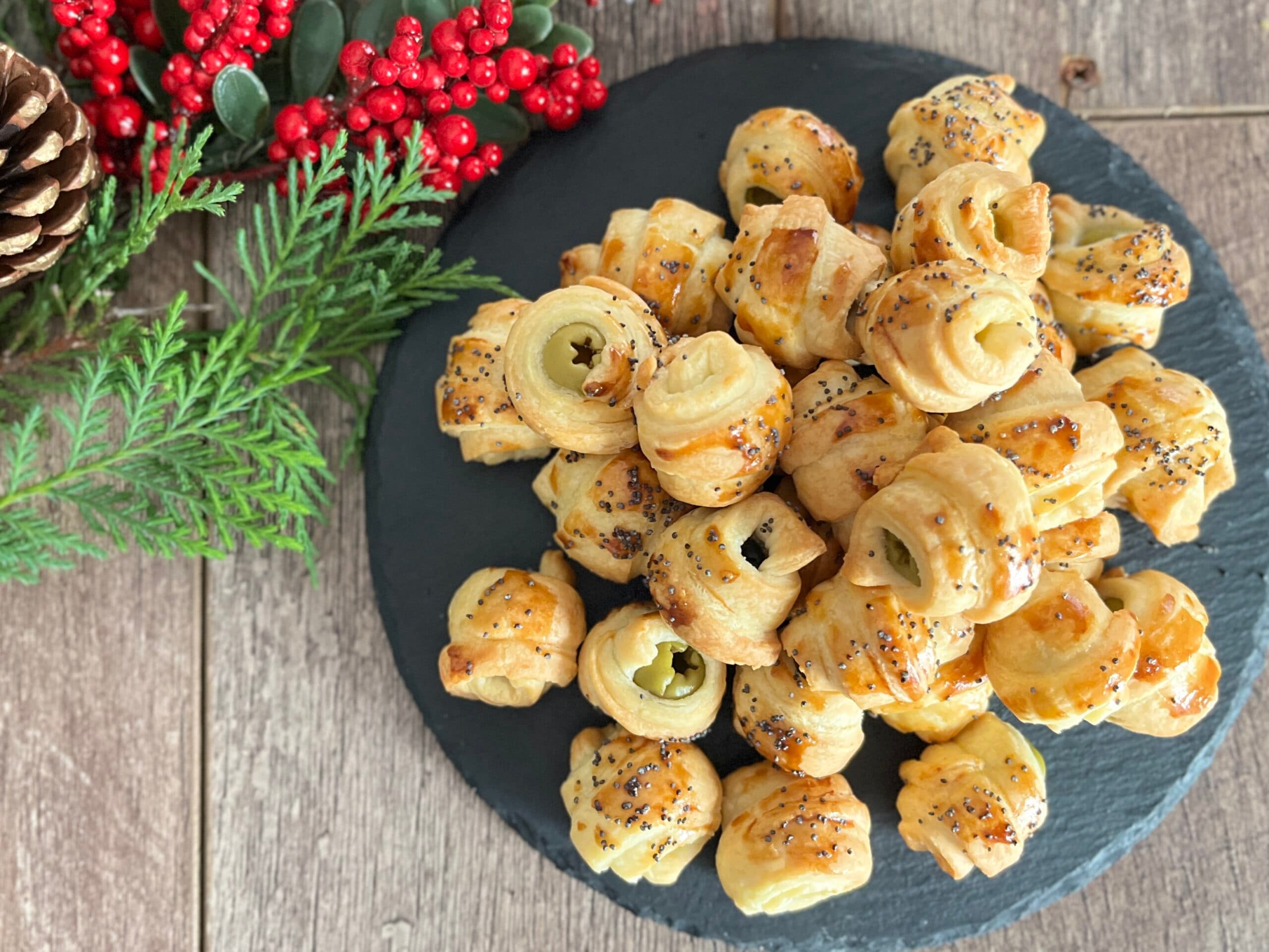 Olives en pâte feuilletée