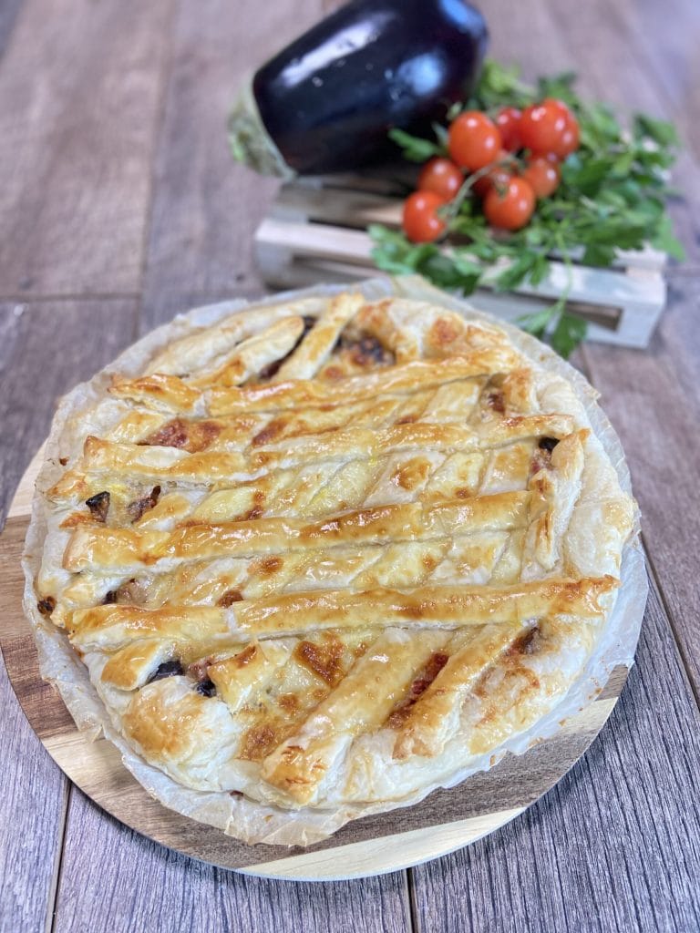 Tarte salée à la parmigiana