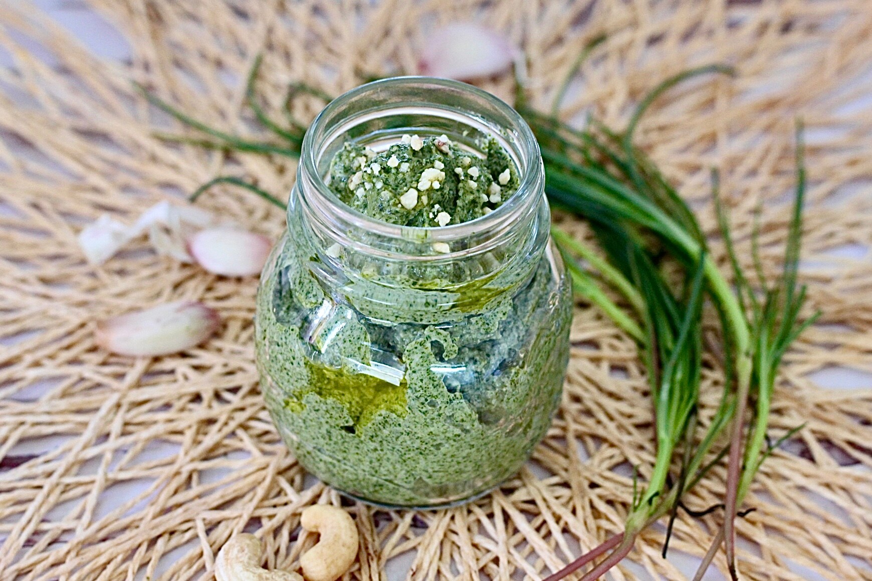 Pesto aux agretti, l’assaisonnement que vous aimerez