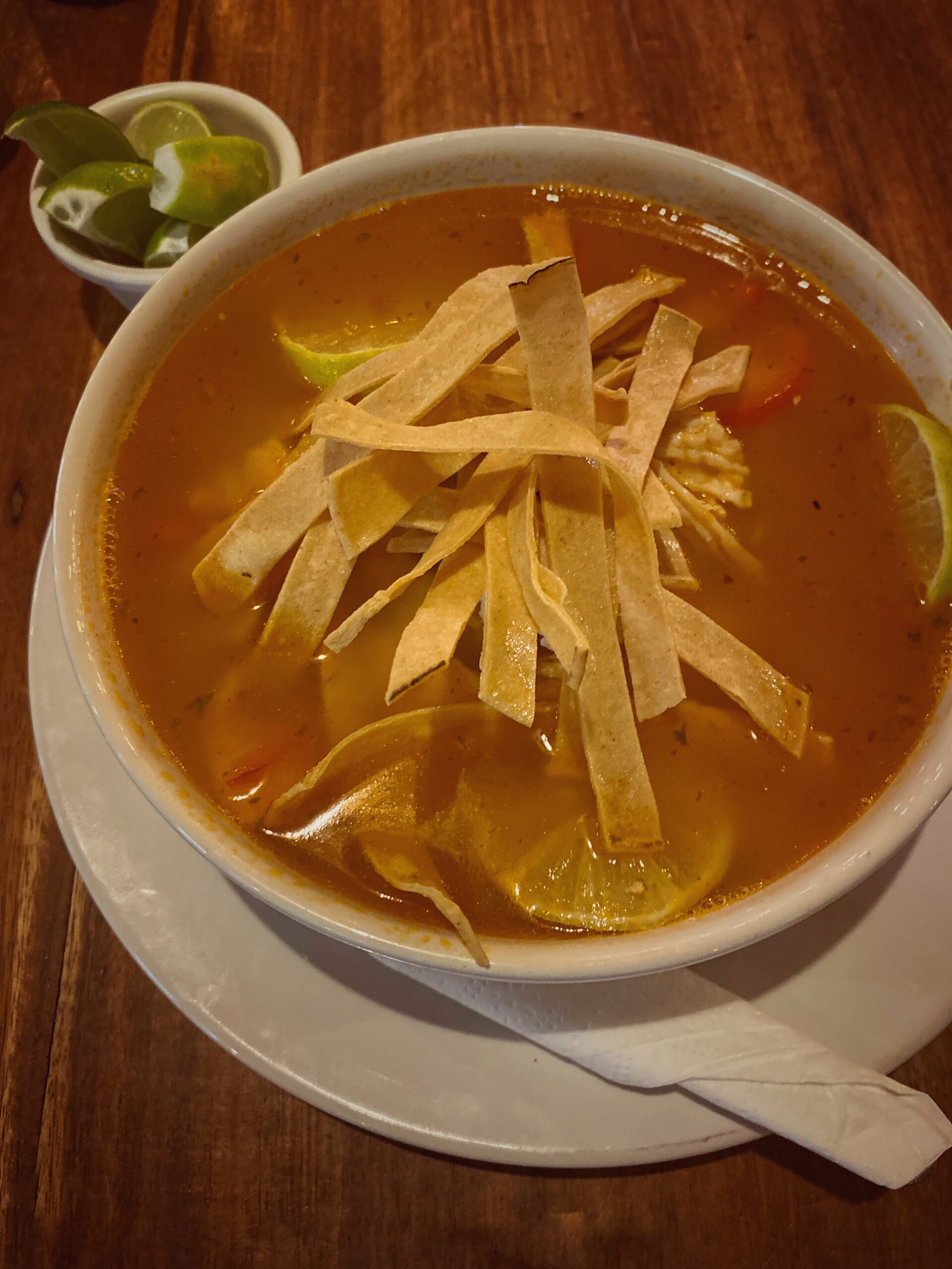 Sopa de lima (Mexique)