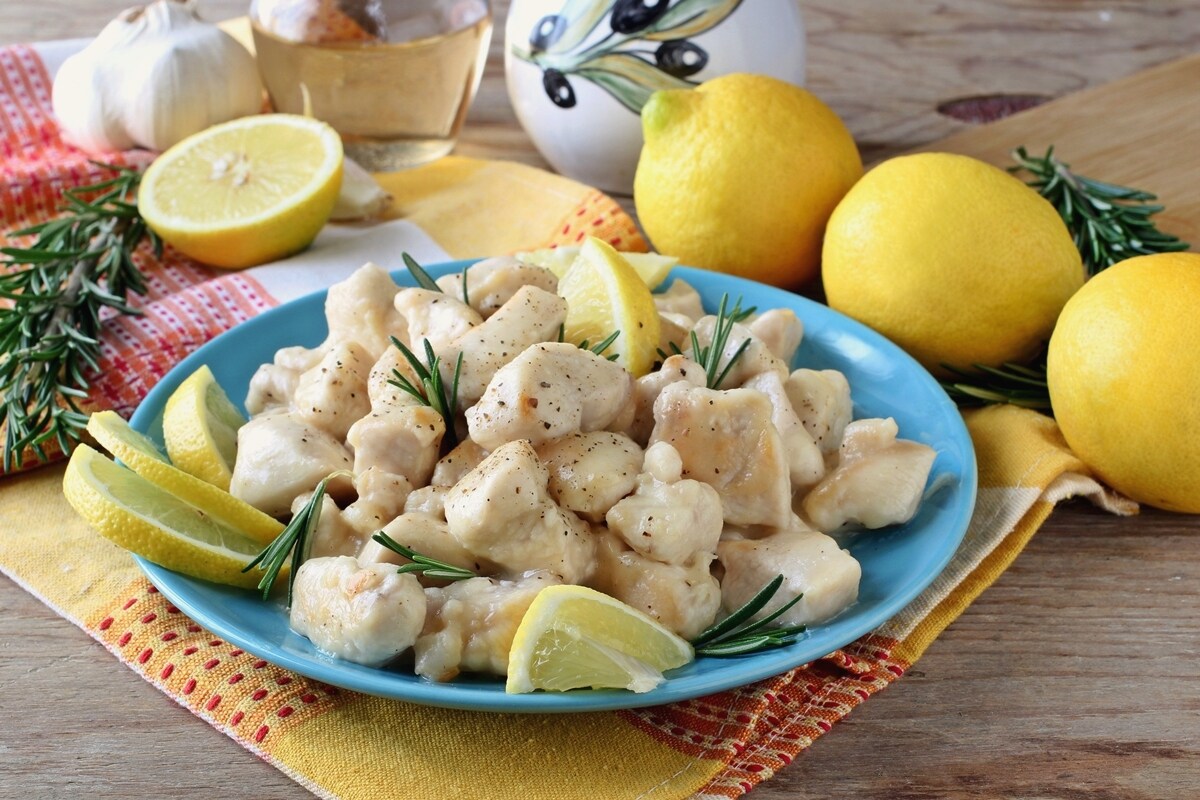 Blanc de poulet crémeux au citron