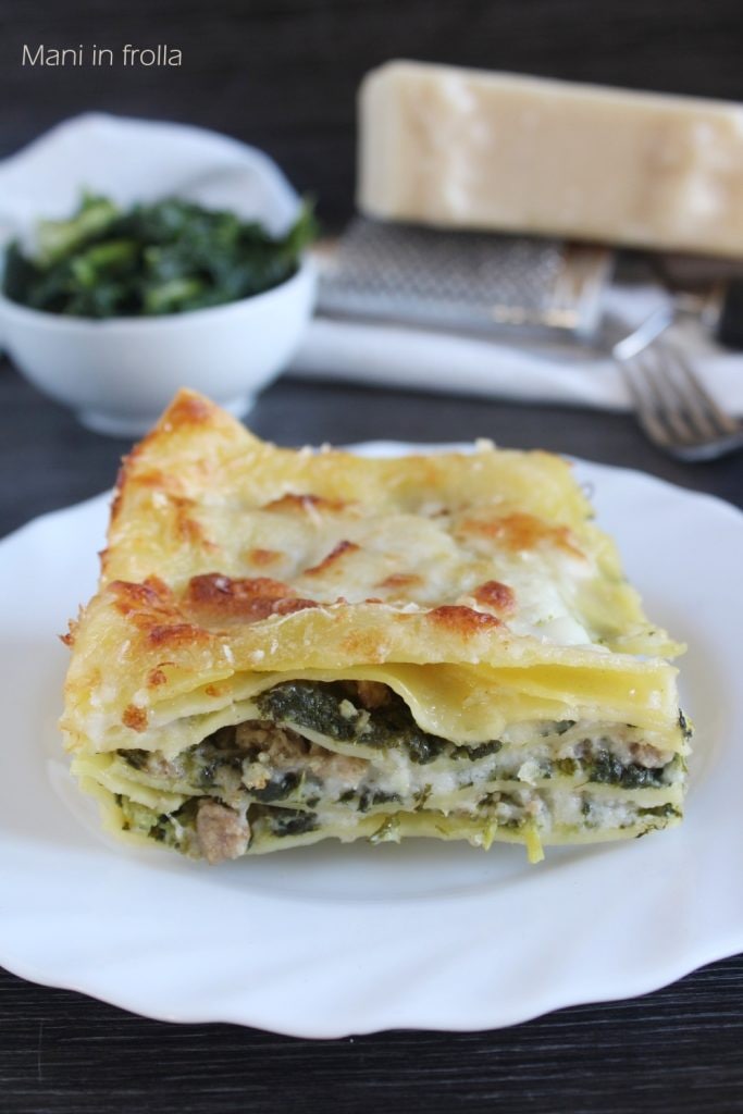 Lasagnes avec Râpini, Saucisse et Fromage