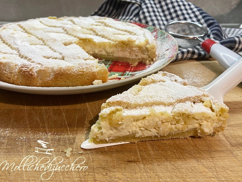 Tarte à la ricotta et aux amandes