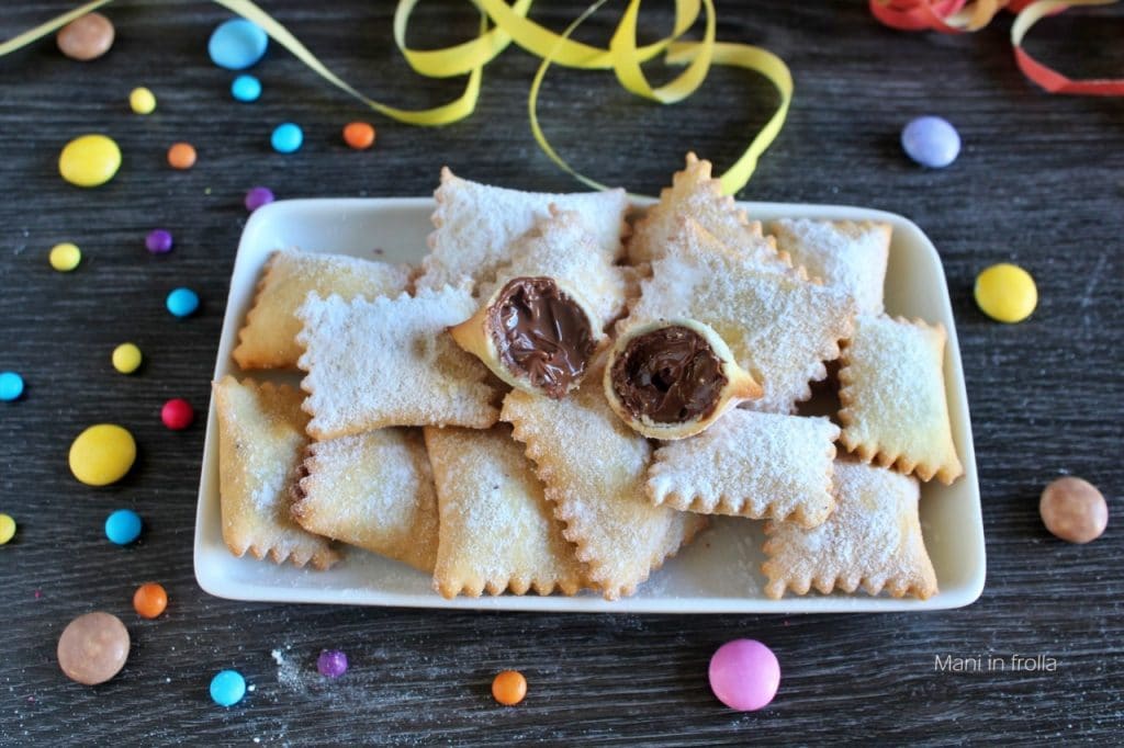 Bugie farcies à la Nutella