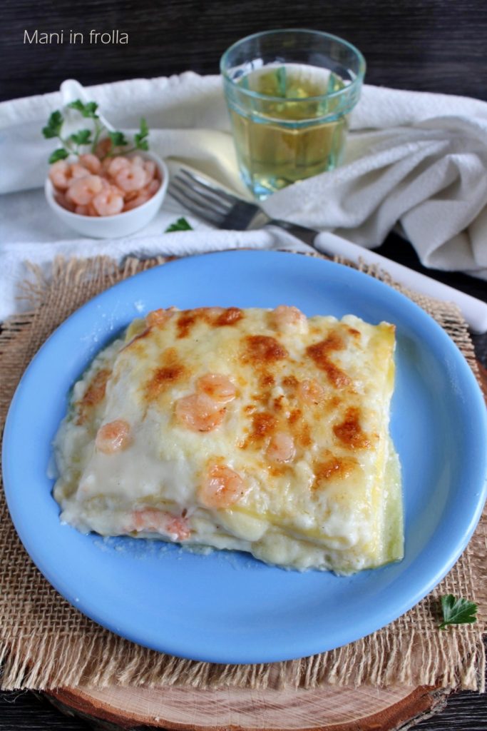 Lasagnes au Saumon et Crevettes