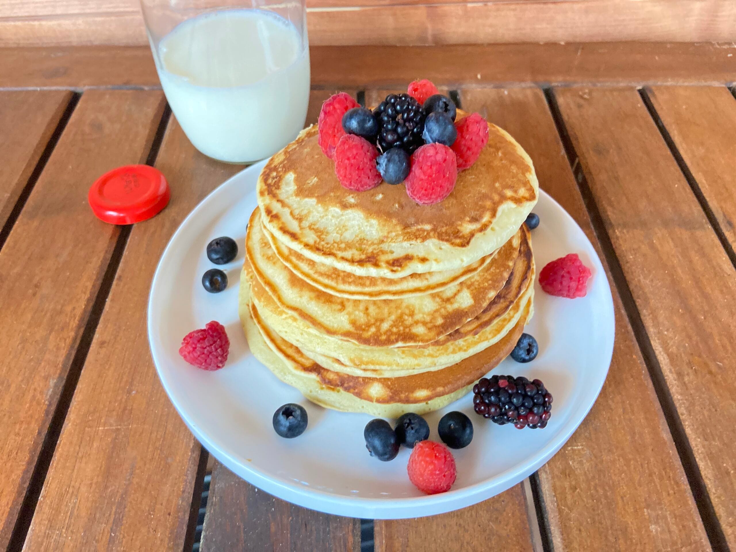 Pancakes légers sans sucre et sans beurre
