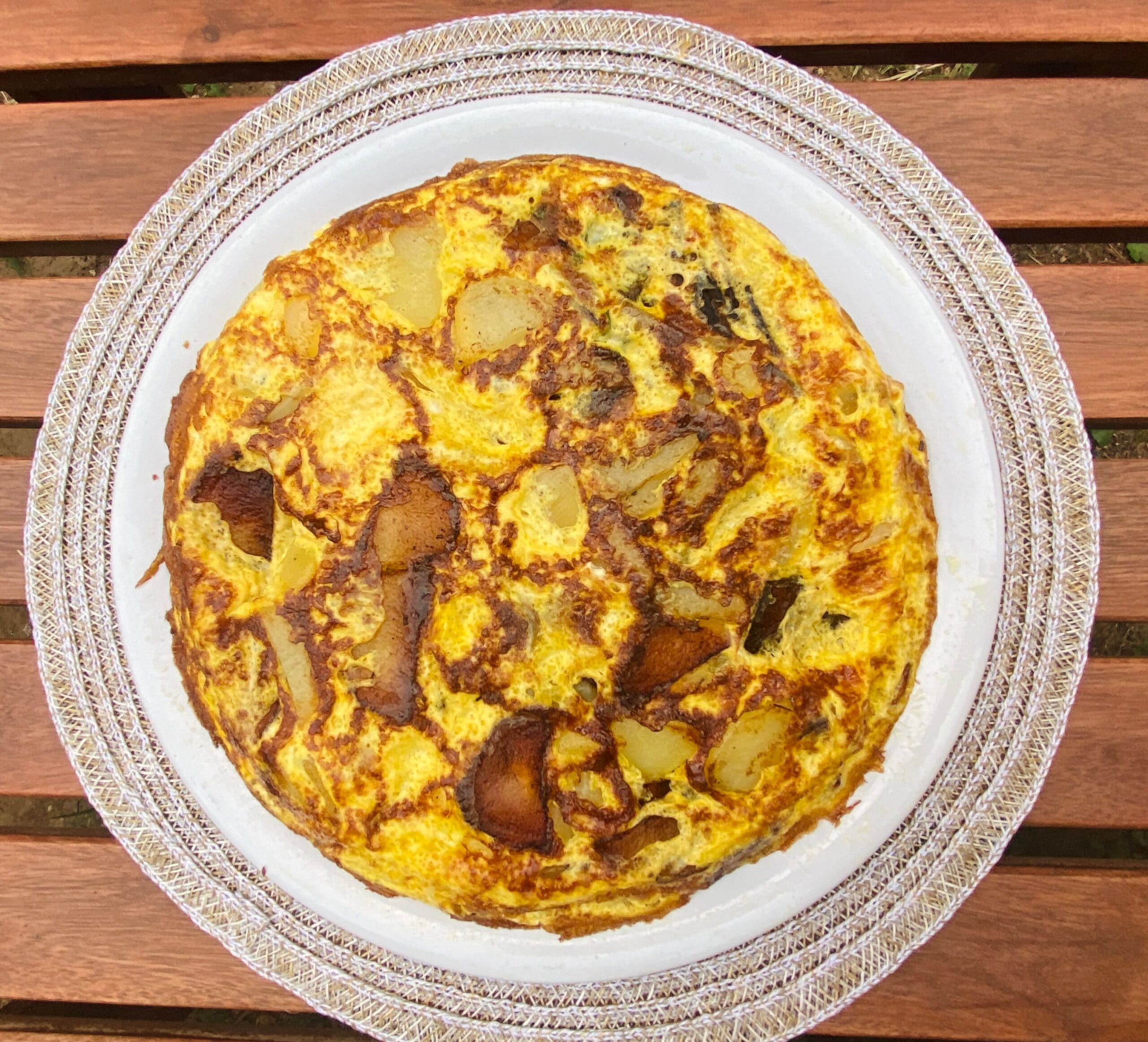 Omelette de pommes de terre