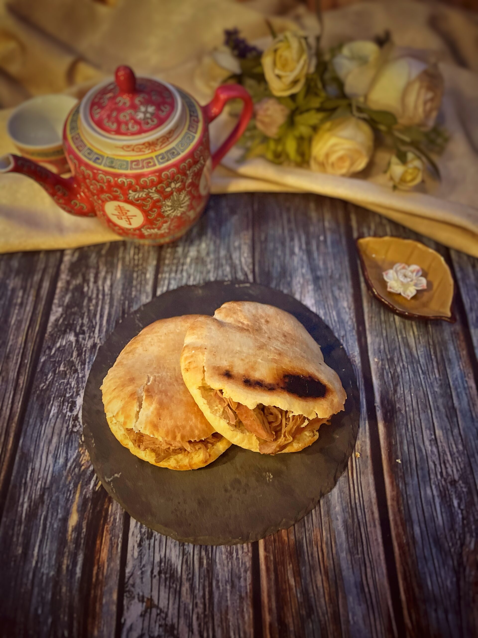 Niúròu jiā mó, sandwich chinois en crockpot