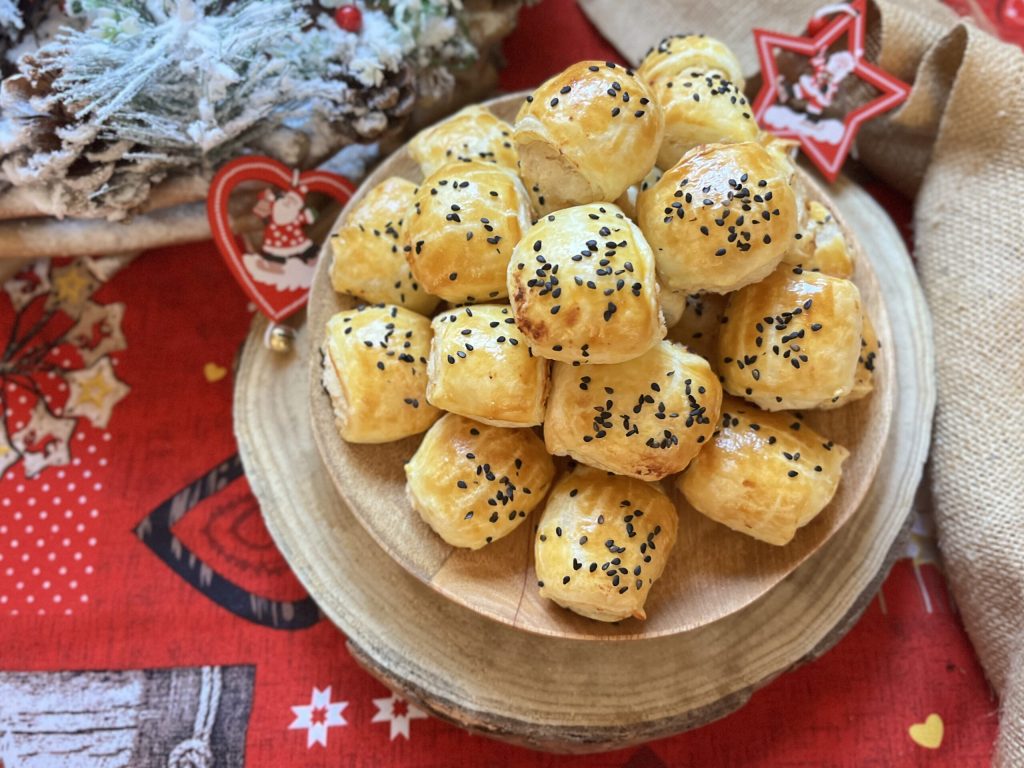 Petits feuilletés rustiques au thon
