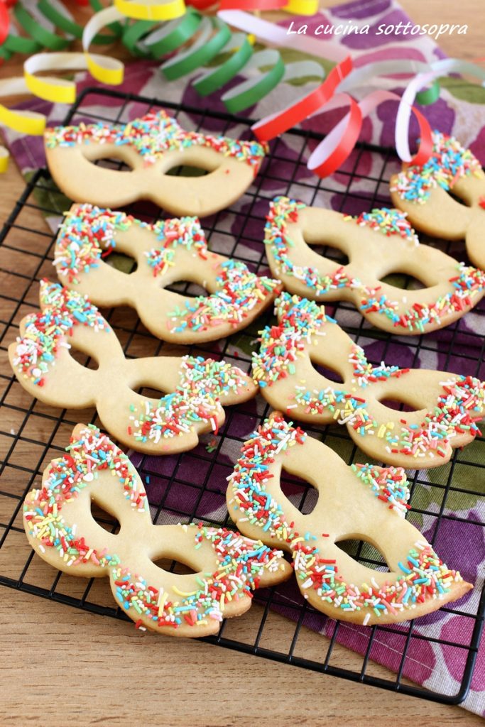 biscuits masques de carnaval