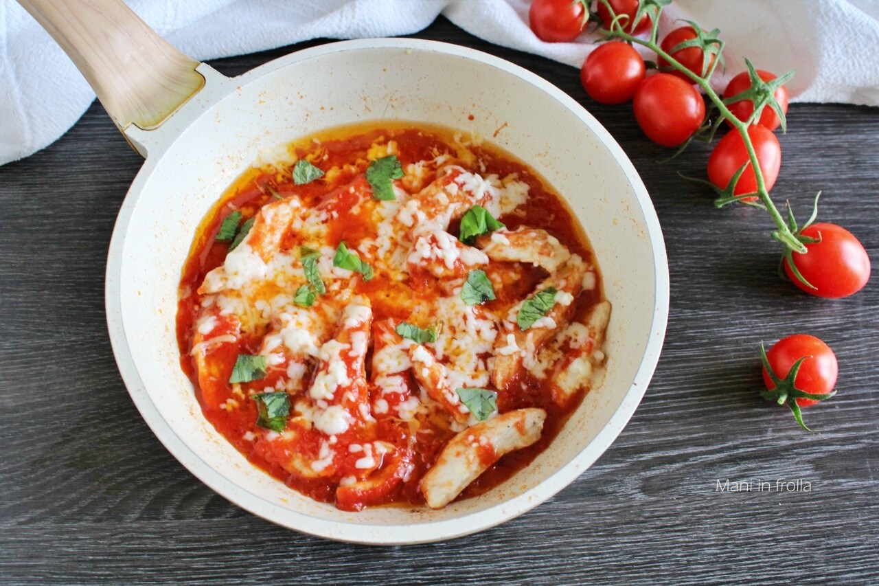 Émincés de Poulet à la Pizzaiola