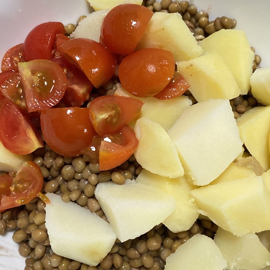Salade de lentilles