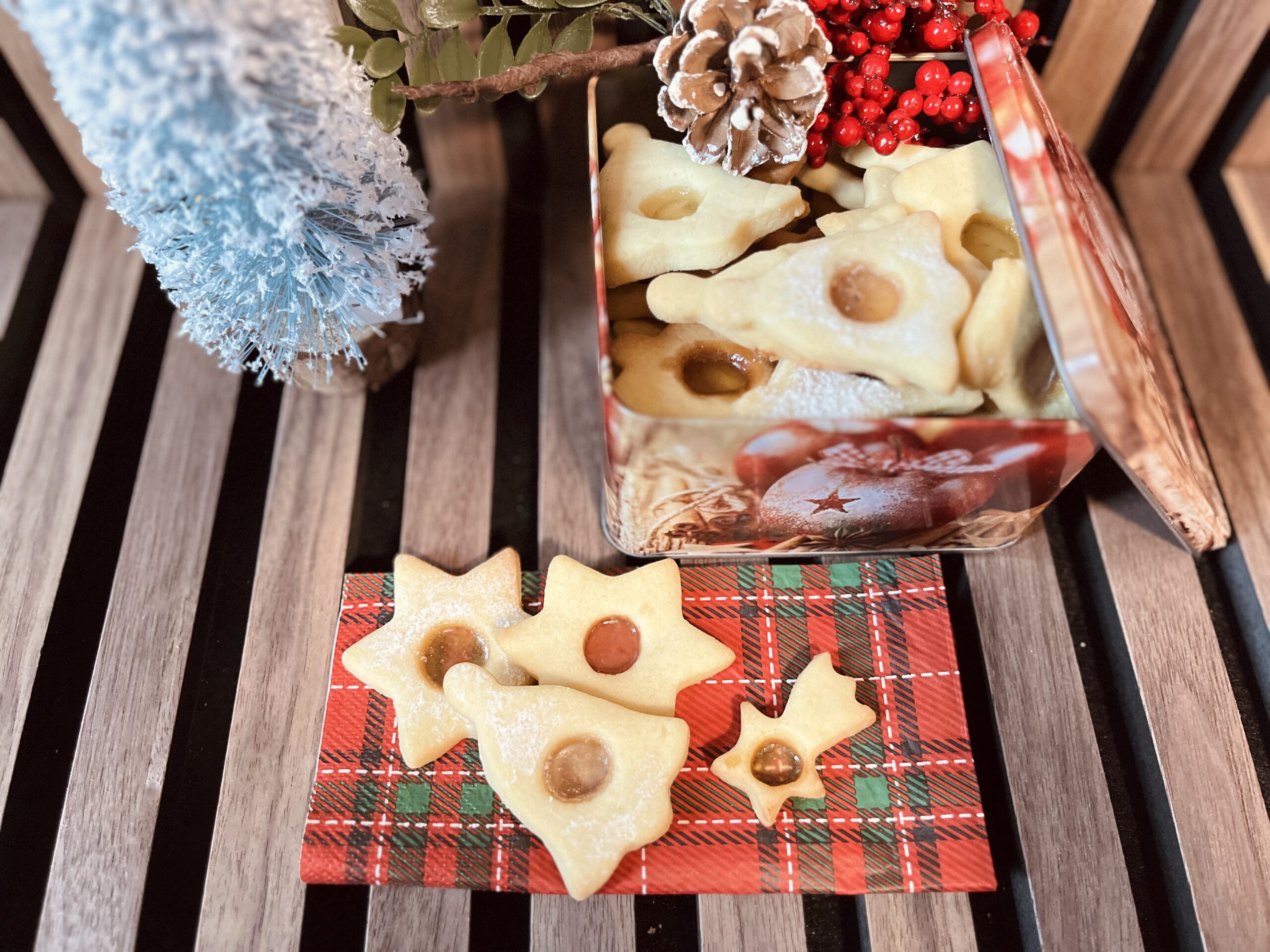 Biscuits friables à offrir à Noël