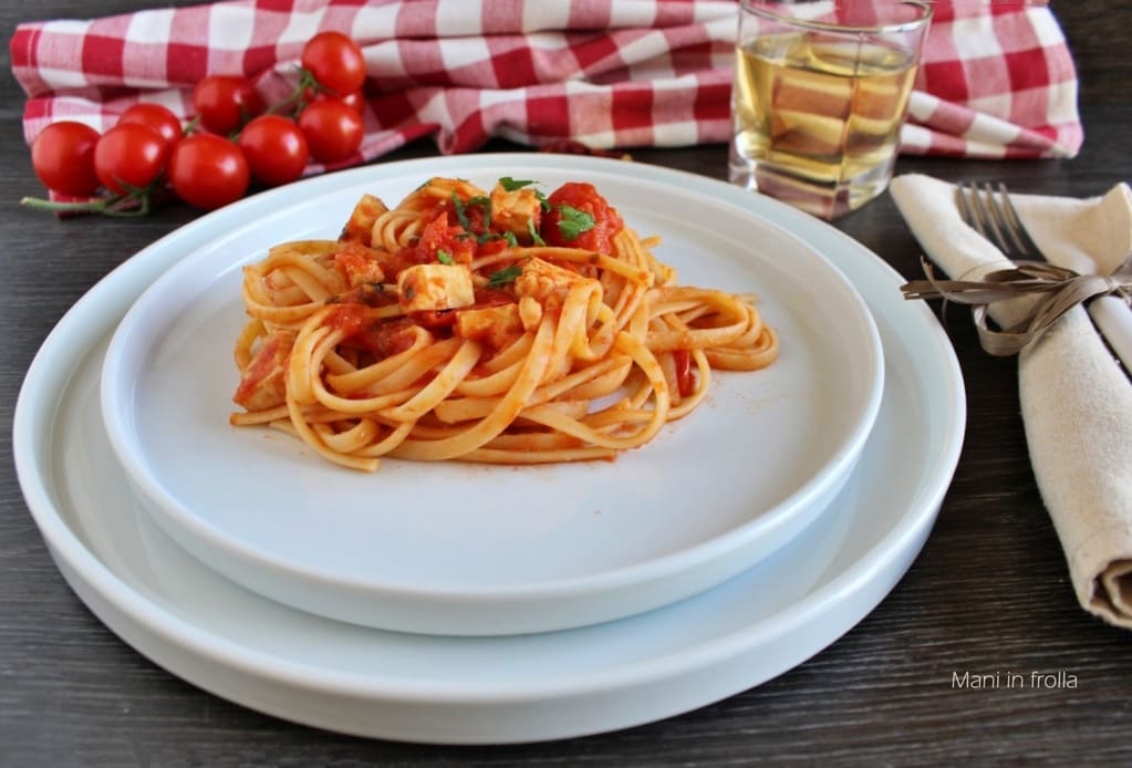 Linguine à la sauce d'Espadon