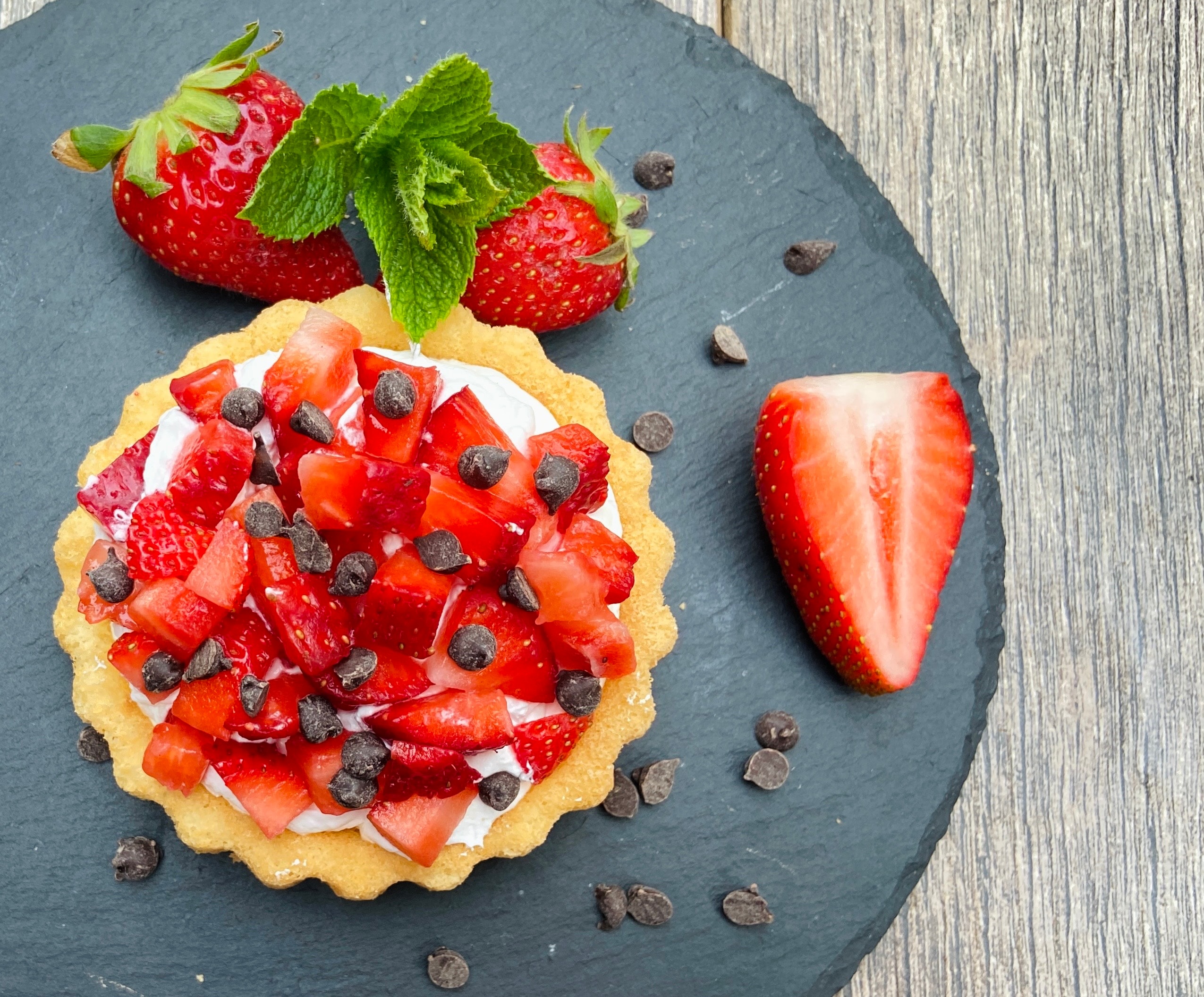 Tartelettes astucieuses aux fraises
