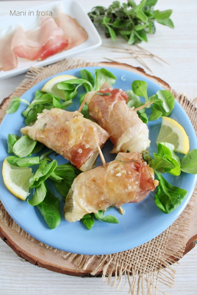 Filets de plie avec Speck et Sauge