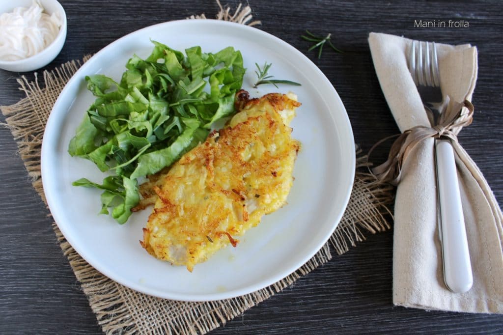 Filets de Poulet en croûte de Pommes de terre