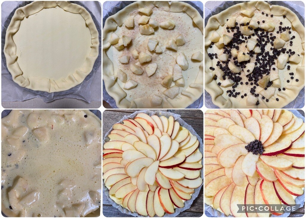 tarte feuilletée aux pommes