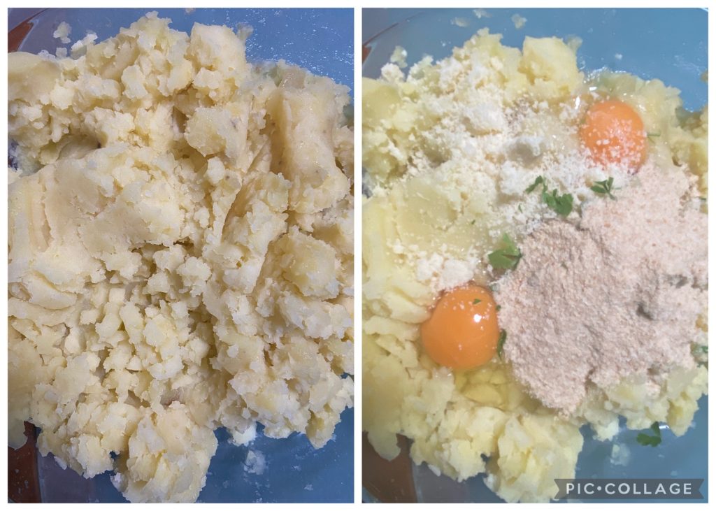 crumble de pommes de terre
