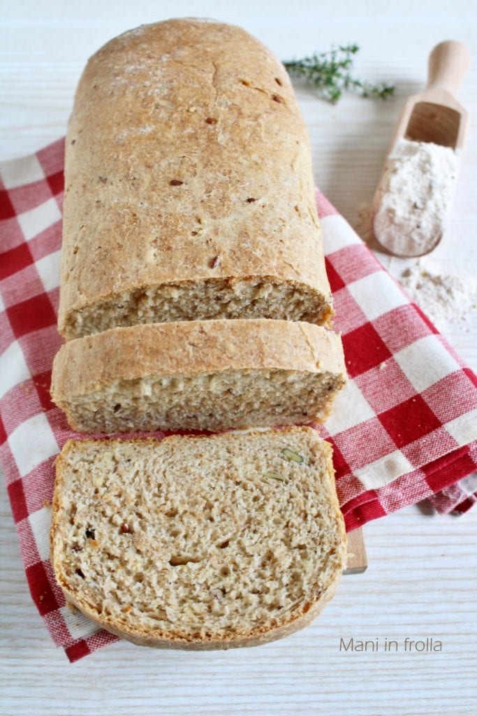 Pain de mie avec farine multicéréales