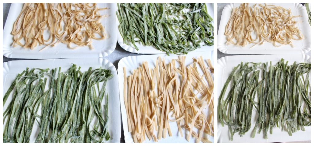 Tagliatelles paille et foin