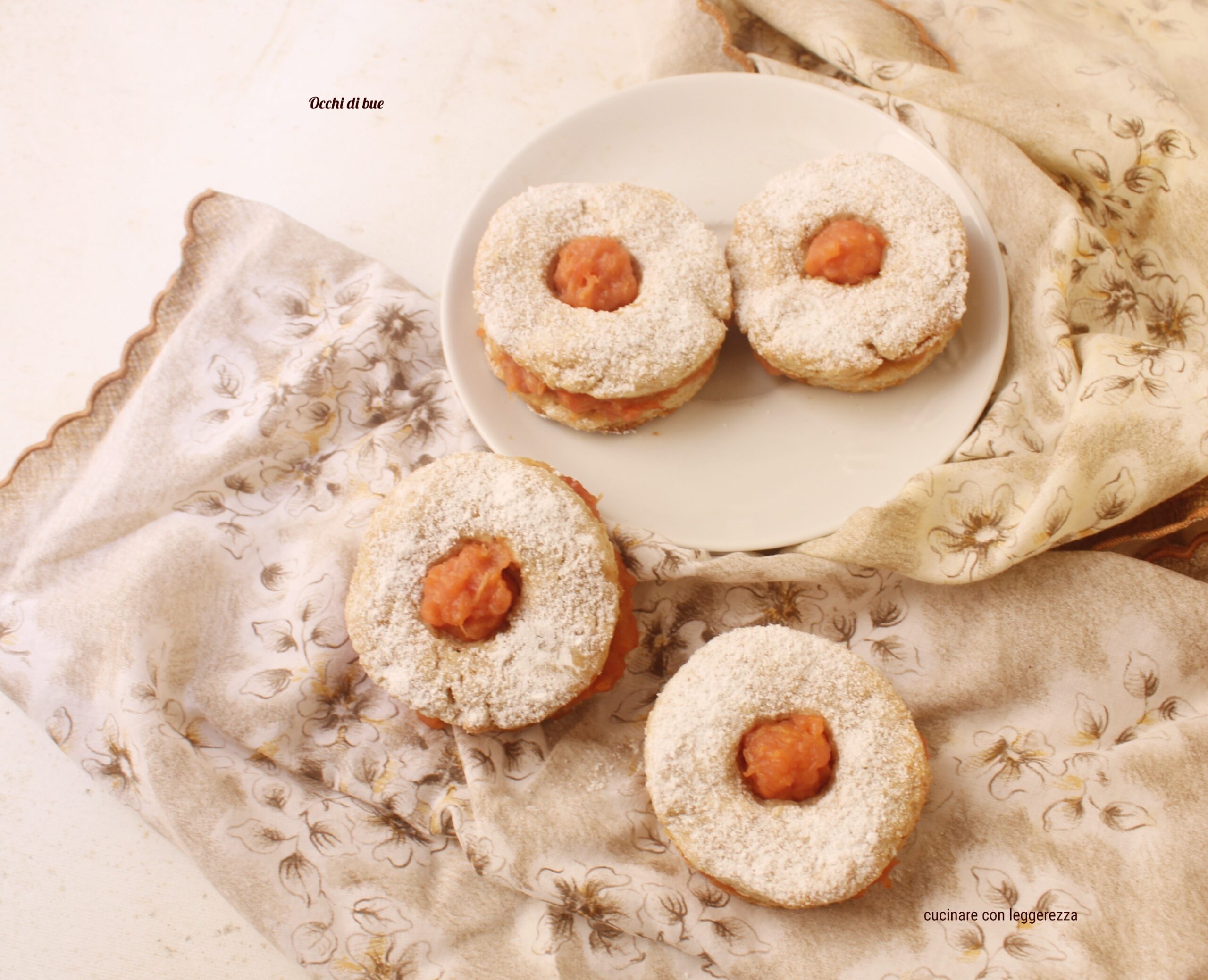 Sablés à l’œil de bœuf