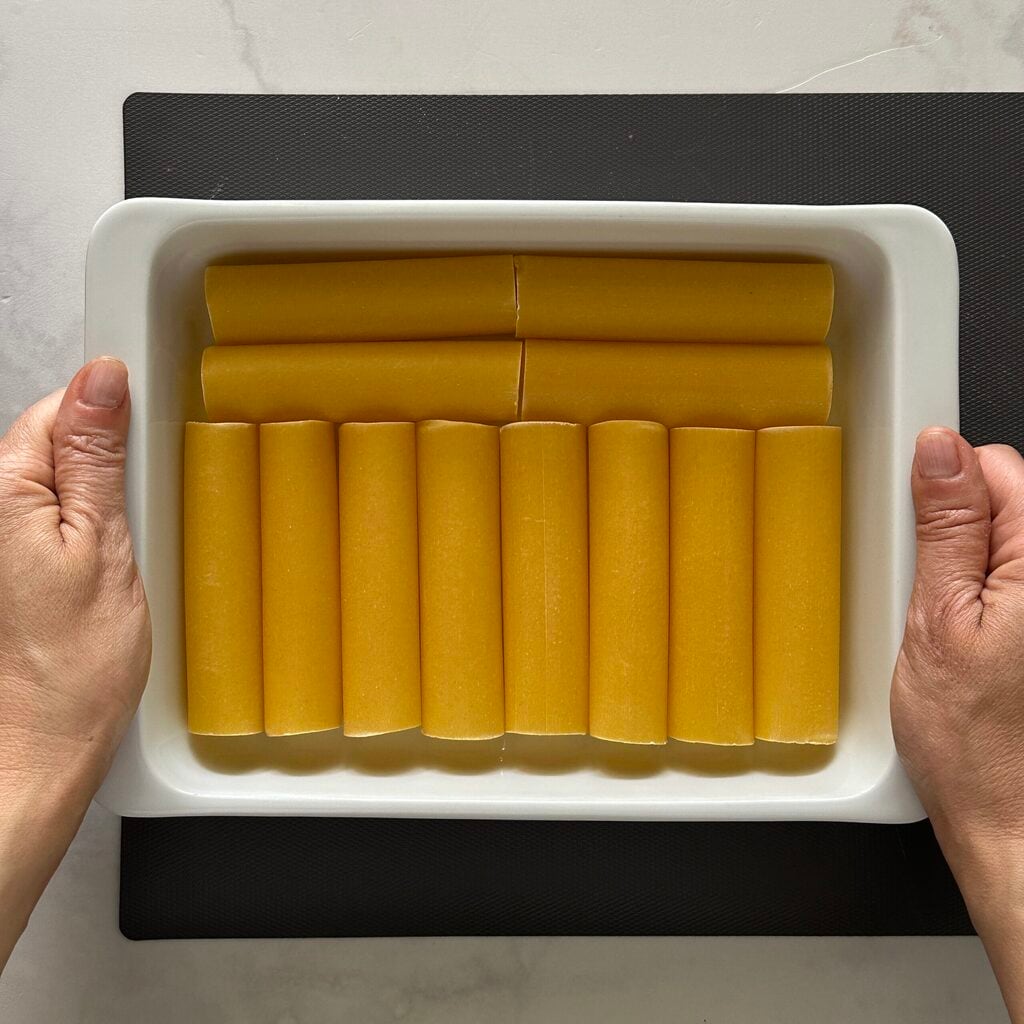 cannelloni secs à cuire au micro-ondes