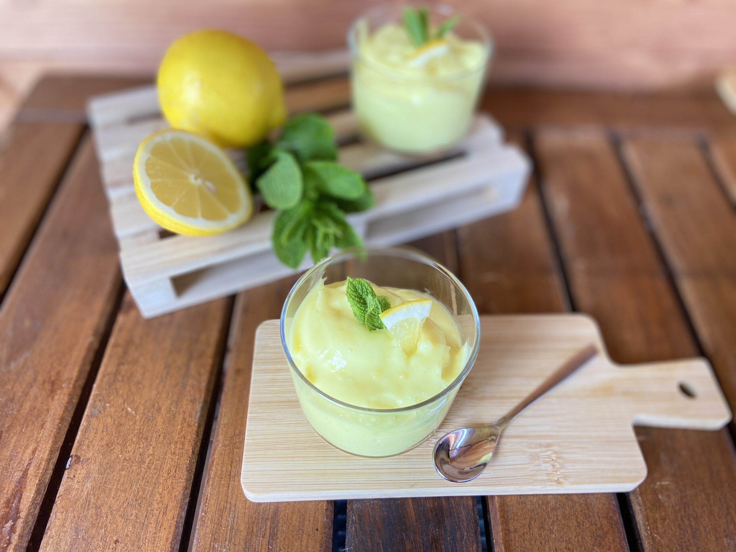 Crème au citron sans œufs