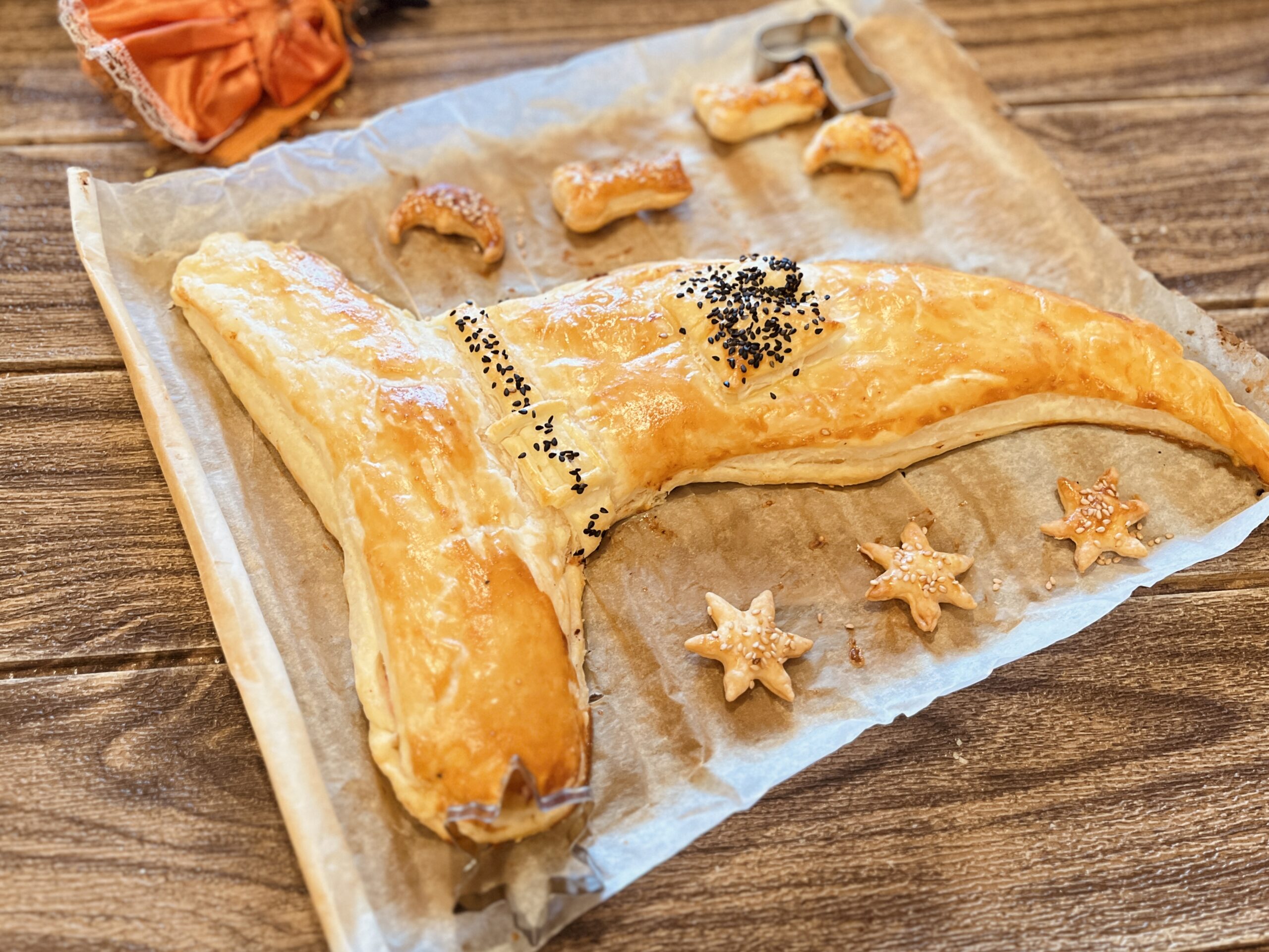 Chapeau de la Befana au jambon