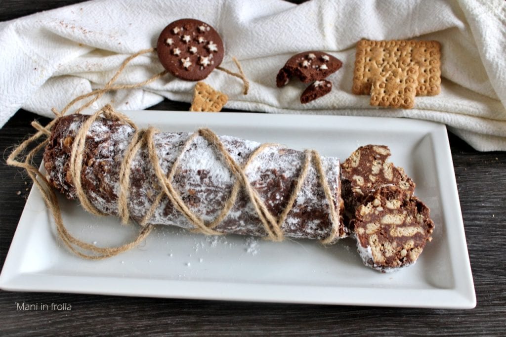 Saucisson au chocolat sans œufs