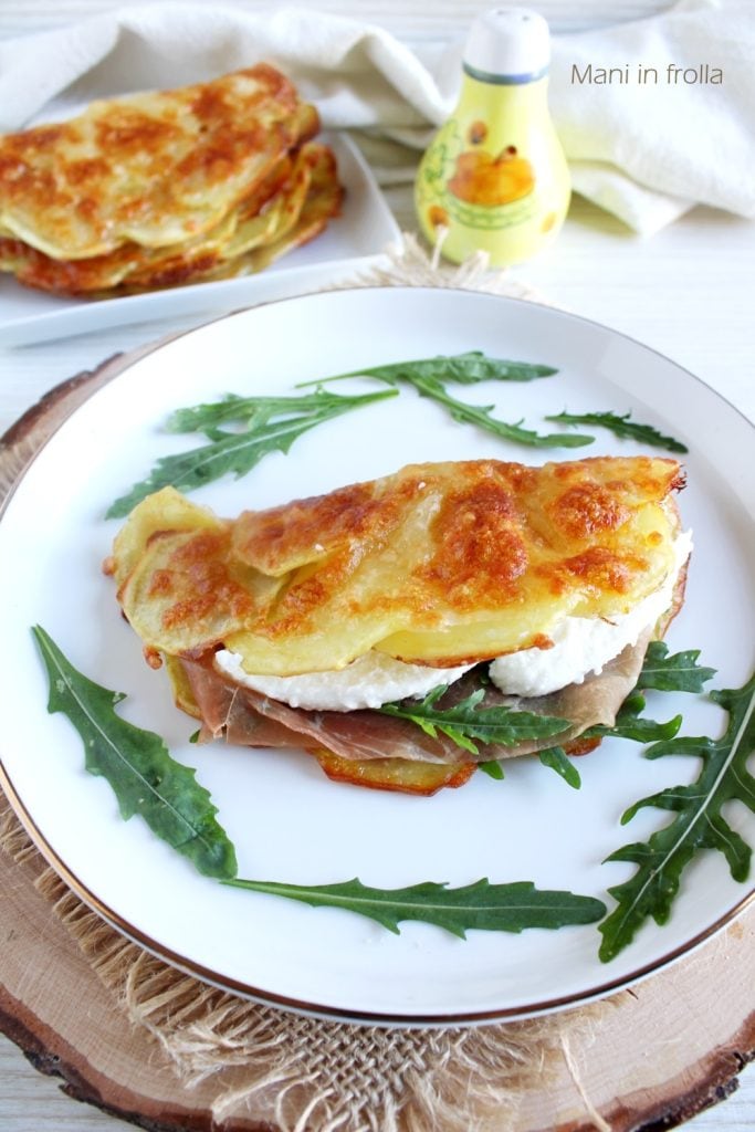Fausse galette de pommes de terre farcie