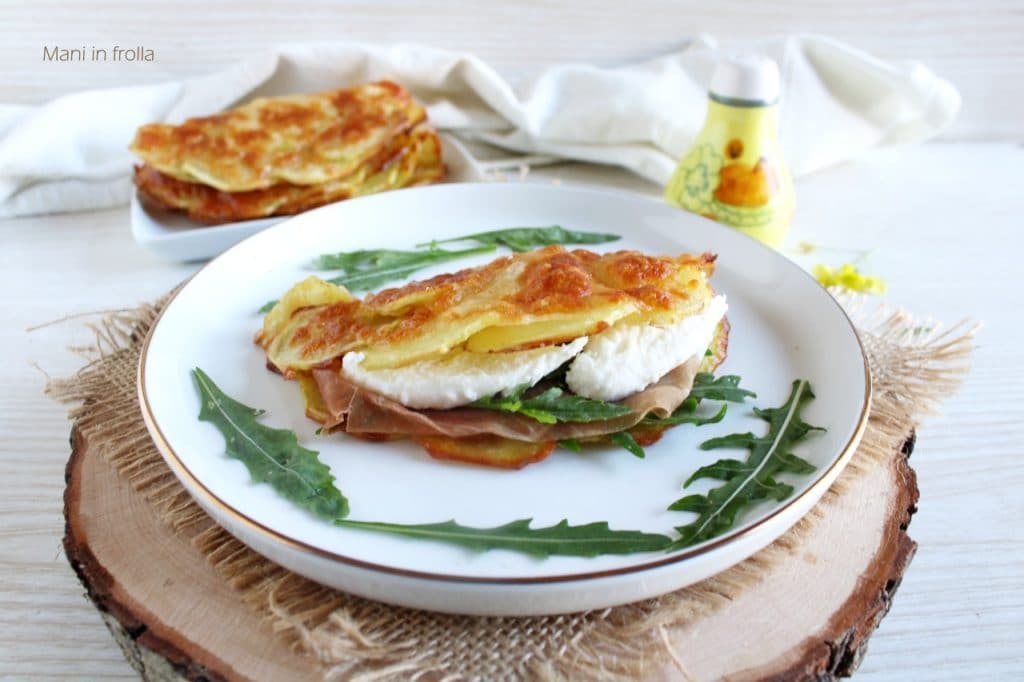 Fausse galette de pommes de terre farcie