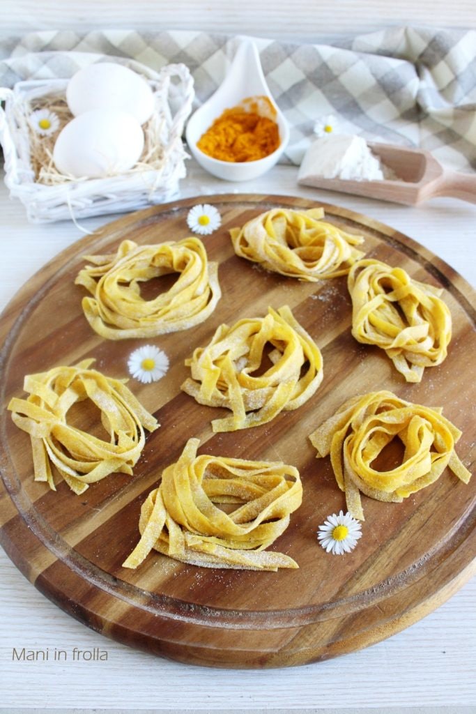 Tagliatelles à la curcuma